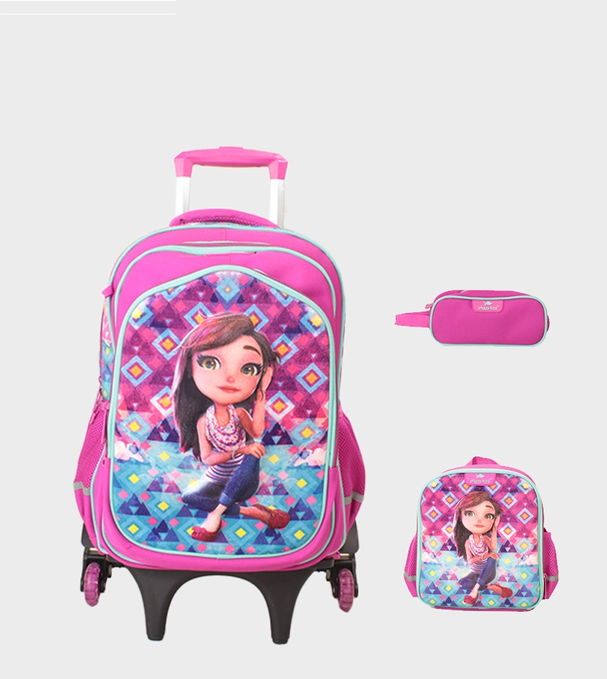 حقيبة ظهر مدرسية GB2687L مقاس 17